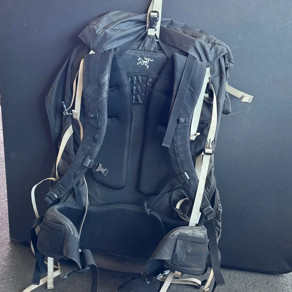 Arc'teryx Black and Gray Men's Technical Backpack